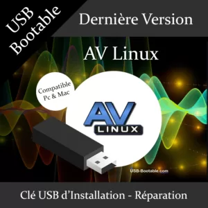 Clé USB bootable AV Linux