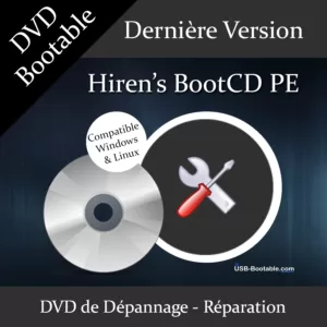 DVD bootable Hiren's BootCD PE