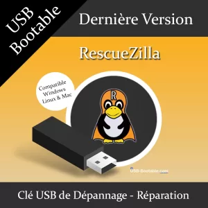 Clé USB bootable RescueZilla